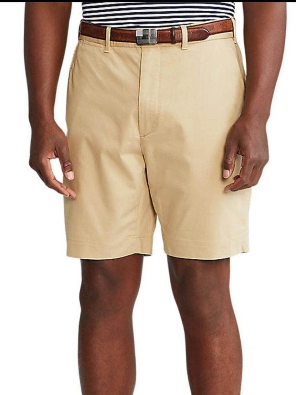 Polo Golf Ralph Lauren Fairway Pleated Chino Shorts Khaki 33 NWT